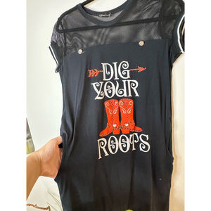 Mix Virage shirt dress in black size Xl but it fits M